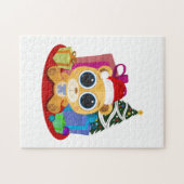Teddy Bear - Kerstmis Legpuzzel (Horizontaal)