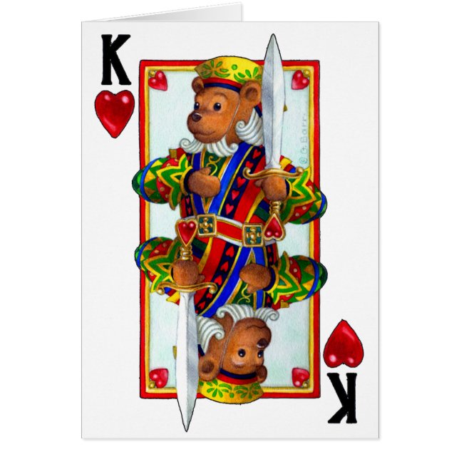 Teddy Bear King of Hearts (Voorkant)