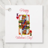 Teddy Bear King of Hearts Bedankjes Labels (Voorkant)