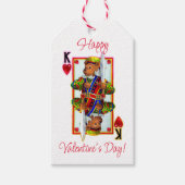 Teddy Bear King of Hearts Cadeaulabel (Voorkant)