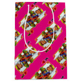 Teddy Bear King of Hearts Gift Bag Medium Cadeauzakje (Voorkant)