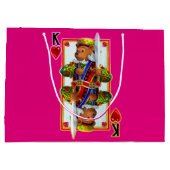 Teddy Bear King of Hearts Groot Cadeauzakje (Achterkant)