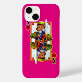 Teddy Bear King of Hearts iPhone 6 Hoesje