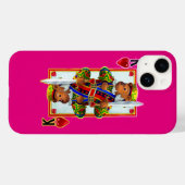 Teddy Bear King of Hearts iPhone 6 Hoesje (Achterkant (horizontaal))