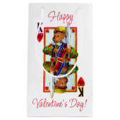 Teddy Bear King of Hearts Klein Cadeauzakje (Voorkant)