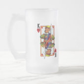 Teddy Bear King of Hearts Matglas Bierpul (Links)