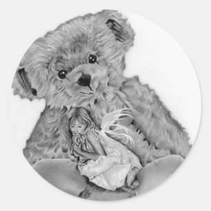 Teddy Bear Kleine Fairy Sticker
