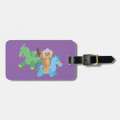 Teddy Bear Knight Bagagelabel (Voorkant horizontaal)