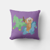 Teddy Bear Knight Kussen (Voorkant)