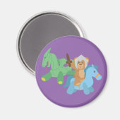 Teddy Bear Knight Magneet (Voorkant / Achterkant)
