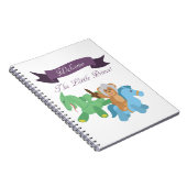 Teddy Bear Knight Notitieboek (Rechterzijde)