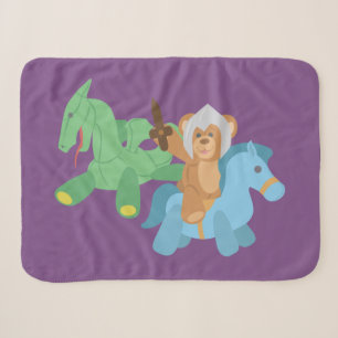 Teddy Bear Knight Sherpa Deken