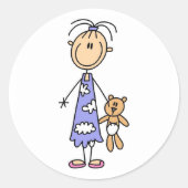 Teddy Bear Knuffel Buddy Sticker (Voorkant)