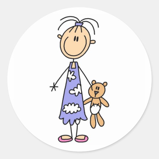 Teddy Bear Knuffel Buddy Sticker (Voorkant)