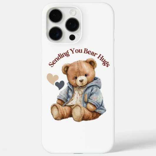 Teddy Bear Knuffel Mobiele Telefoon Hoesje (Achterkant)
