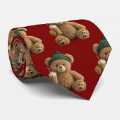 Teddy Bear Koffie Stropdas (Opgerold)