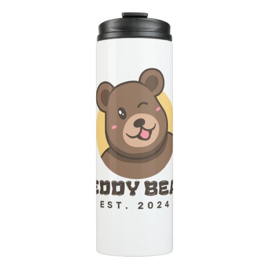 Teddy Bear-koffiekopje Thermosbeker (Voorkant)