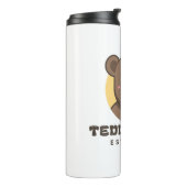 Teddy Bear-koffiekopje Thermosbeker (Gedraaid links)