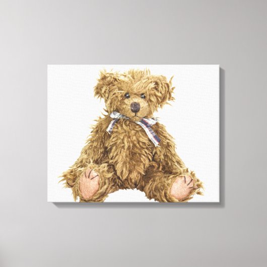 Teddy Bear kwekerij Canvas Print (Voorkant)