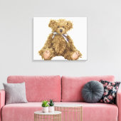 Teddy Bear kwekerij Canvas Print (Insitu (Woonkamer))
