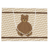 Teddy Bear Large Gift Bag Groot Cadeauzakje (Achterkant)