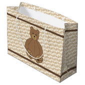 Teddy Bear Large Gift Bag Groot Cadeauzakje (Achterkant Gekanteld)