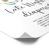 Teddy Bear \ Late night diapers game Poster (Hoek)