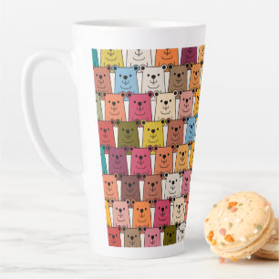 Teddy Bear Latte Mok