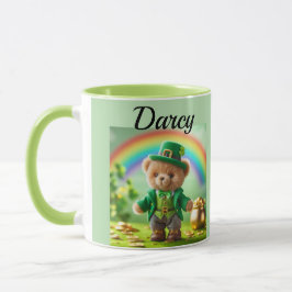 Teddy bear leprechaun mug mok