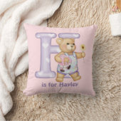 Teddy Bear Letter H Monogram Kussen (Deken)