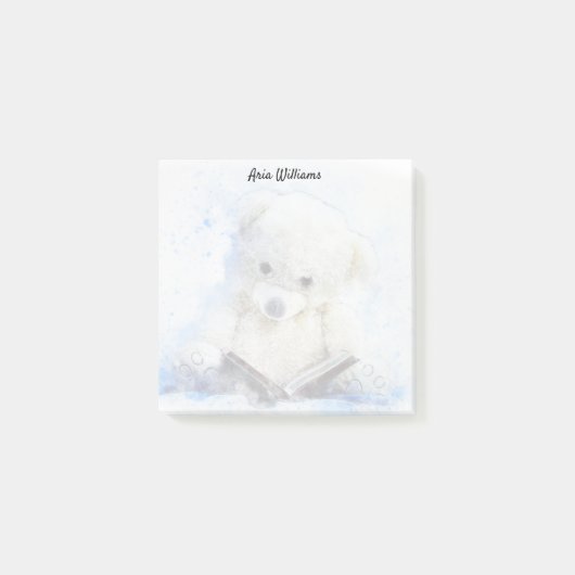 Teddy Bear lezen Post-it® Notes (Voorkant)