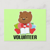 Teddy Bear Library Volunteer Gift Briefkaart (Voorkant)