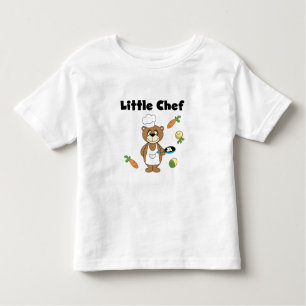 Teddy Bear Little Chef Kinder Shirts