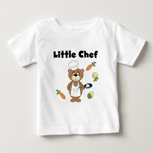 Teddy Bear Little Chef Tshirts and Gifts (Voorkant)