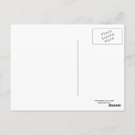 Teddy Bear Little Fairy Briefkaart (Achterkant)