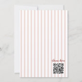 Teddy Bear Love Baby Shower Invitation Kaart (Achterkant)