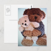 teddy bear love briefkaart (Voorkant / Achterkant)