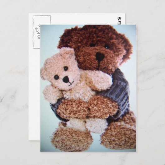 teddy bear love briefkaart (Voorkant / Achterkant)