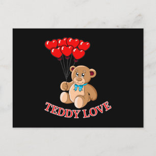 Teddy Bear Love Cute Baby Animal Cuddle Gift Idee Briefkaart
