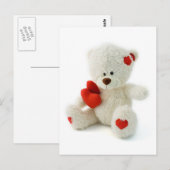 * Teddy Bear Love * Cute Teddy Briefkaart (Voorkant / Achterkant)