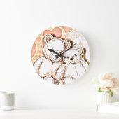 Teddy Bear Love Grote Klok (Huis)