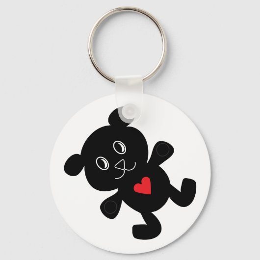 Teddy Bear Love Sleutelhanger (Voorkant)