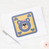 Teddy Bear Love Sticker (Envelop)