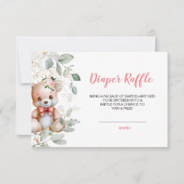 Teddy Bear luier loterij ticket