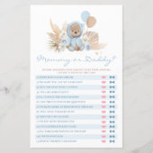 Teddy Bear Mam of papa raden wie het spelletje zei (Voorkant)