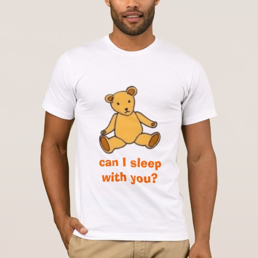 Teddy Bear Mannen T-shirt (Voorkant)