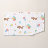 Teddy Bear met ballonnen Bad Handdoek (Handdoek)