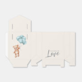 Teddy Bear met ballonnen Bedankdoosjes (Uitgevouwen)