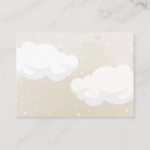 Teddy Bear met ballonnen Boeken voor Baby Kaart (Achterkant)