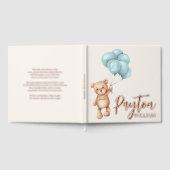 Teddy Bear met ballonnen Gastenboek (Volledig)